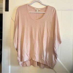 Light Pink Batwing Top